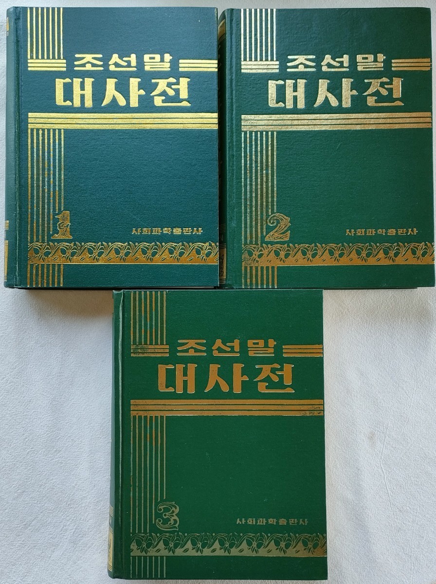 ★新品同様★ 社会科学出版社 朝鮮語大辞典 増補版 全3巻 2006−07年 おまけ付_画像5