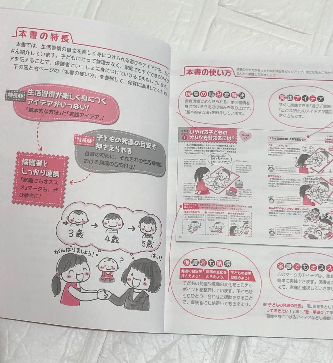 0～5歳児の生活習慣 身につけbook 保育士 勉強 発達 クラス担任  子ども キッズ 子育て ひかりのくに