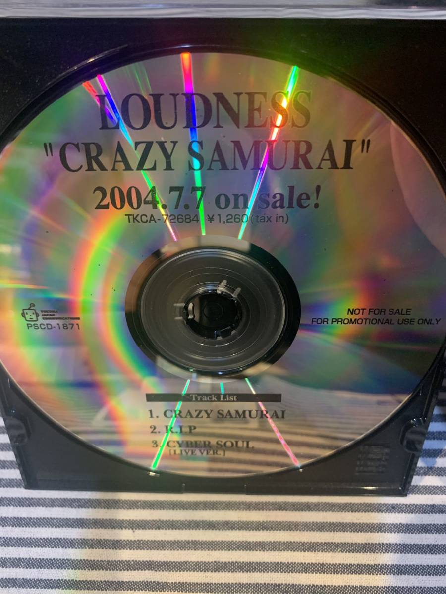 非売品/sample 　LOUDNES ”CREAZY SAMURAI” 2004.7.7 on sale!_画像1