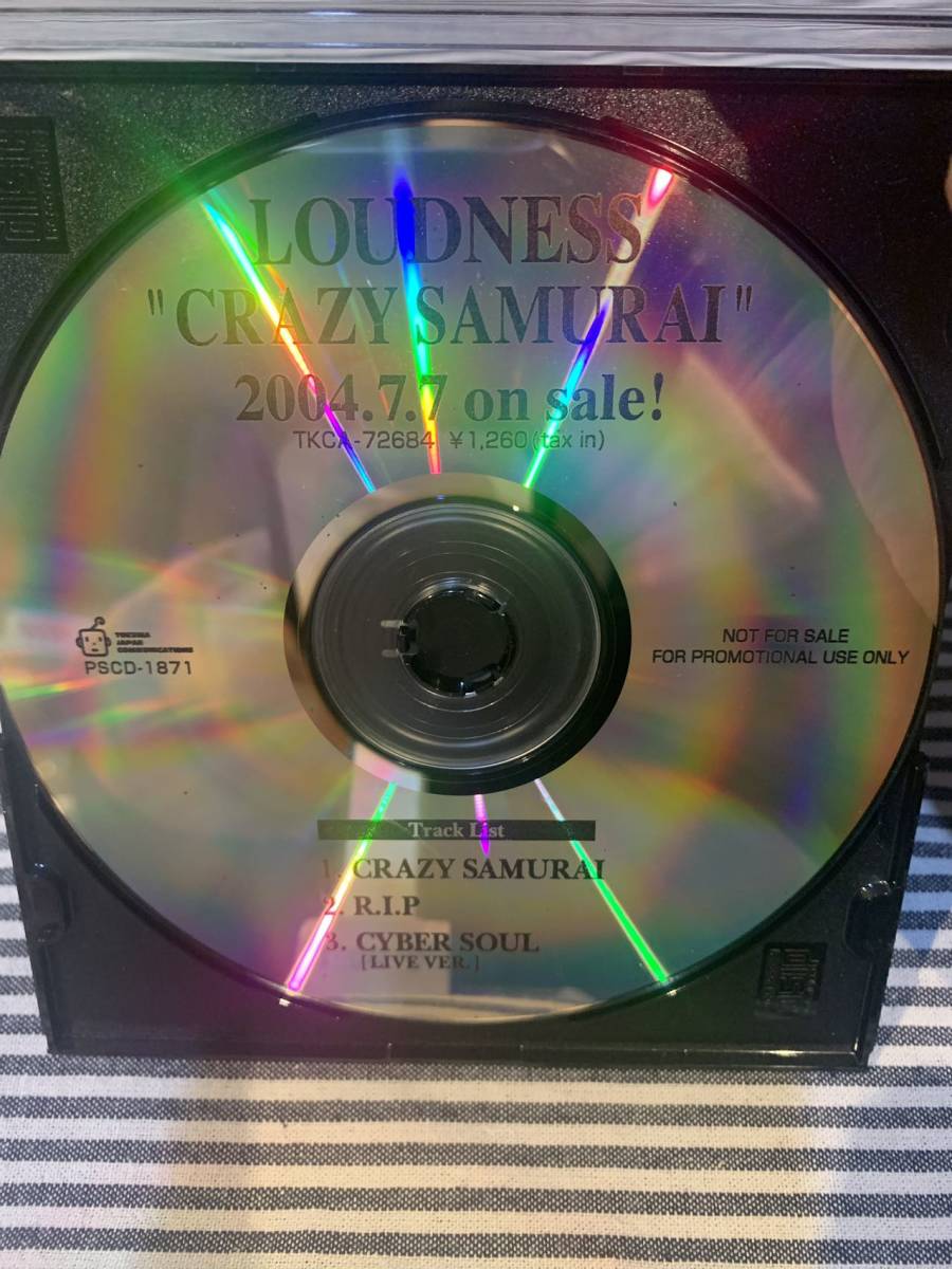 非売品/sample 　LOUDNES ”CREAZY SAMURAI” 2004.7.7 on sale!_画像2