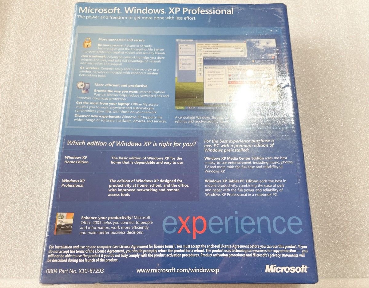 新品未開封 Windows XP Professional Service Pack2 English Full Retail