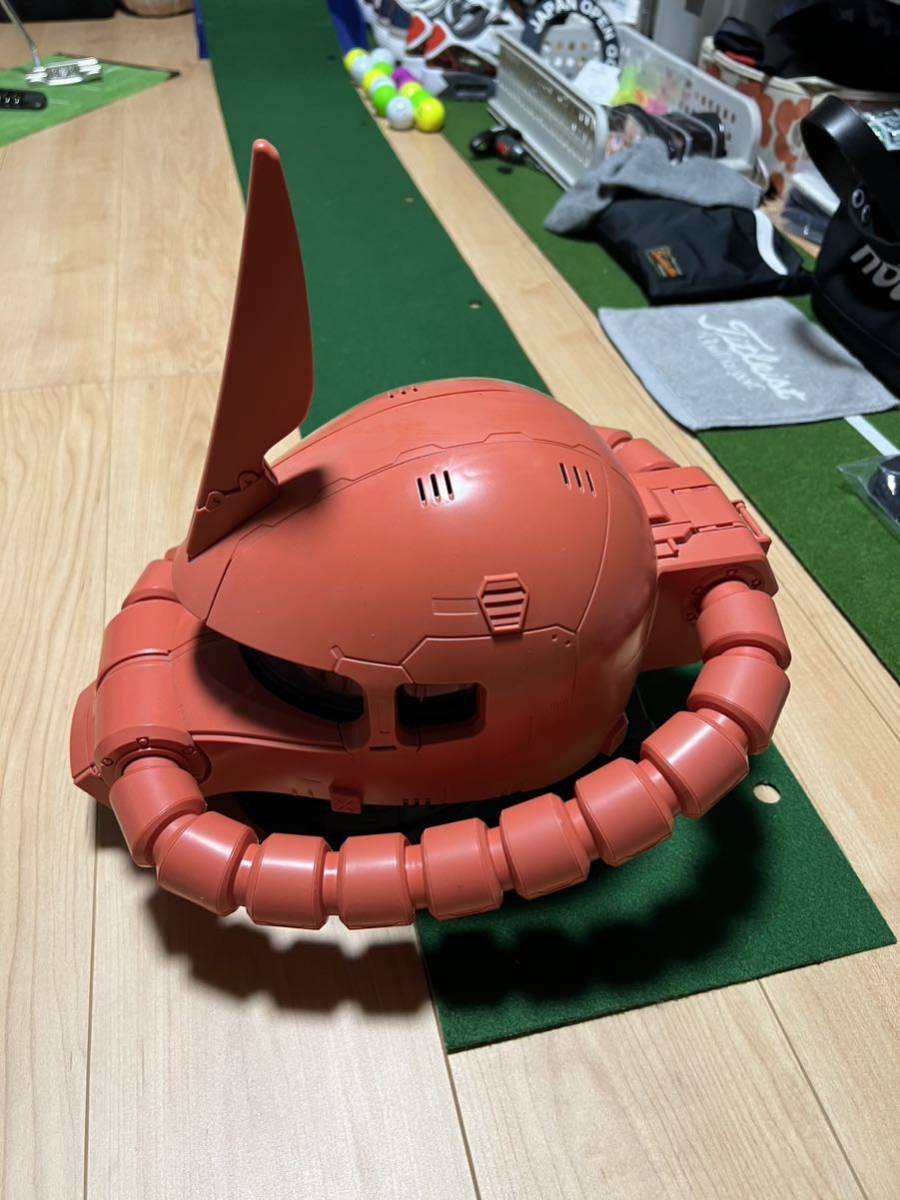 機動戦士ガンダム シャア専用ザクⅡ ヘッド　携帯付き　　　自宅保管　美品　SoftBank シャア ZAKU ザクヘッド ソフトバンク_画像3