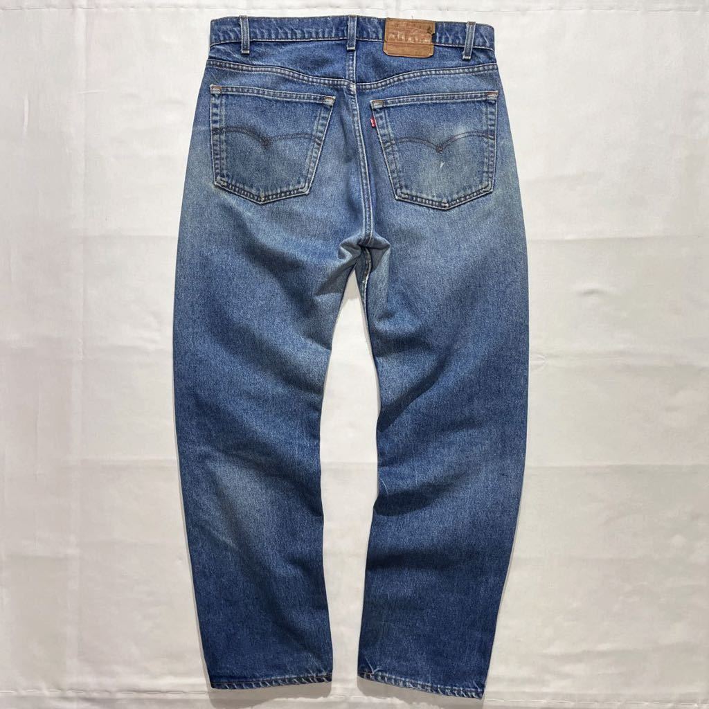 ヒゲ美色☆80s USA製 Levis 505 W38L32 ビンテージ ハチマル リーバイス 505_画像2