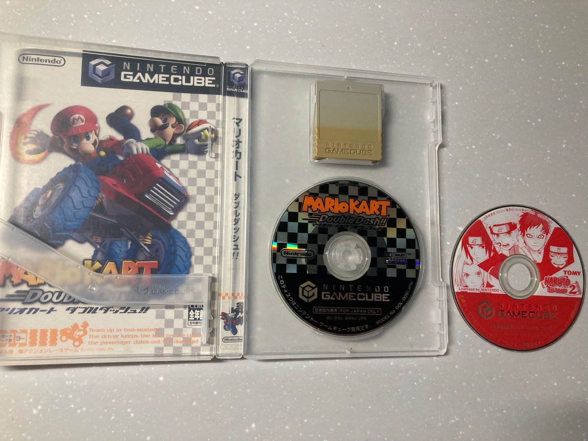 ゲームキューブソフト マリオカート ダブルダッシュ NARUTO 激闘 ゲームキューブソフト マリオカート ダブルダッシュ NARUTO 激闘