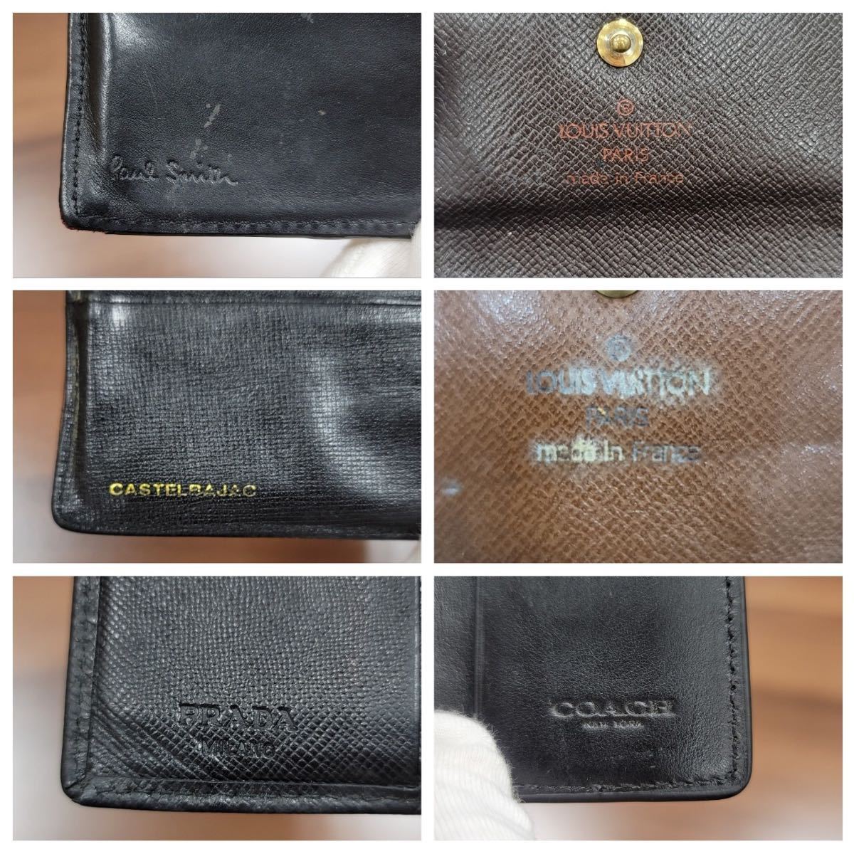 △ブランドバッグ 財布 他 まとめ売り COACH/Cartier/LOUIS VUITTON/PRADA/Paul Smith/GUCCI/他(KS11-47)_画像5