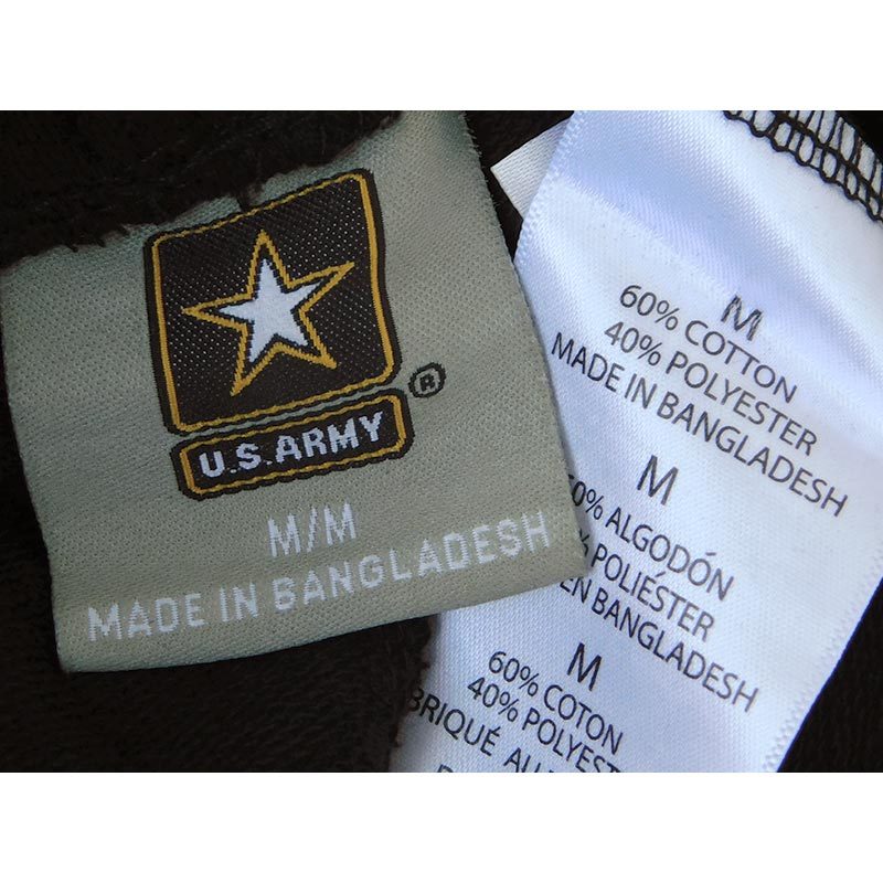 ＜U.S.ARMY オフィシャル＞スウェット パンツ・ブラック・MEDIUM・未使用/新品/紙タグ付（長期保管品）・即決／米軍,米陸軍,公式_画像4