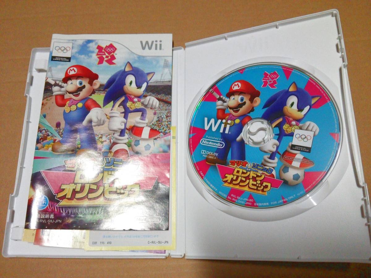 中古 [ゲーム/Wii] マリオ&ソニック AT ロンドンオリンピック [JAN：4902370519358]_画像3