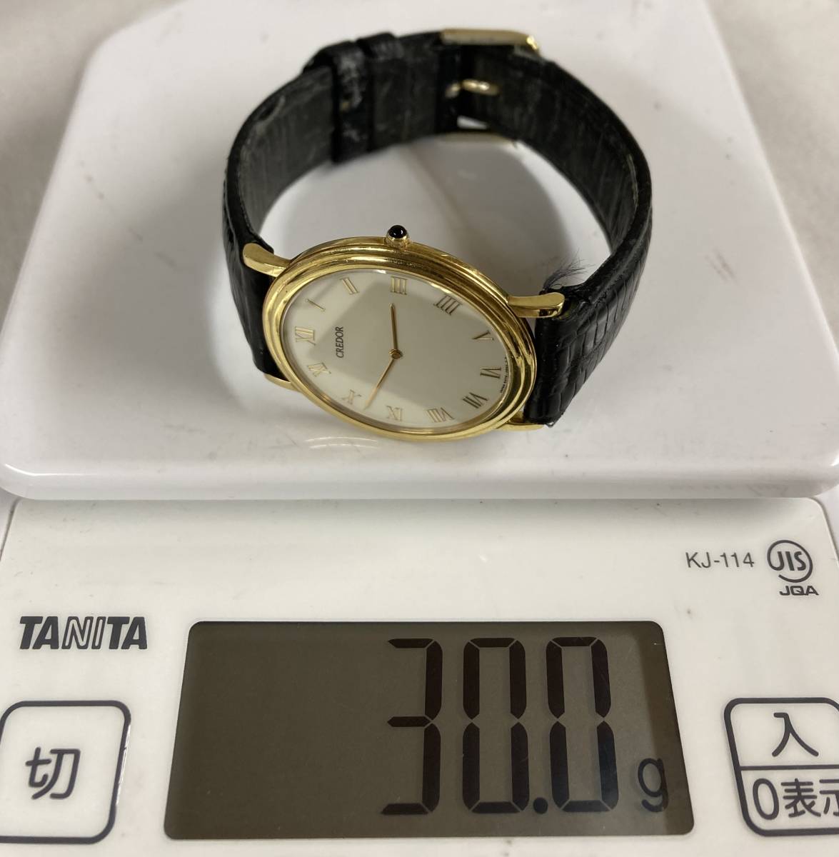 １円スタート！セイコー SEIKO クレドール 18KT 750 金無垢・ゴールド クオーツ　メンズ腕時計_画像8