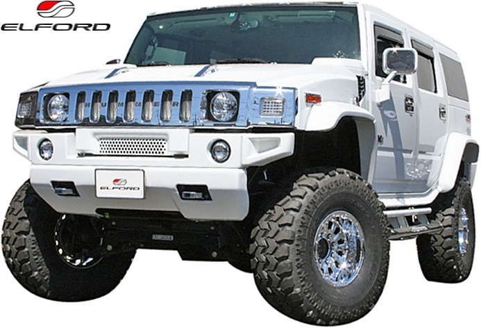 【M’s】ハマー H2 (2002y-2006y) ELFORD ウルトラパフォーマンスマフラー タイプＸ (ダブル) HUMMER エルフォード エキゾースト EX_画像4