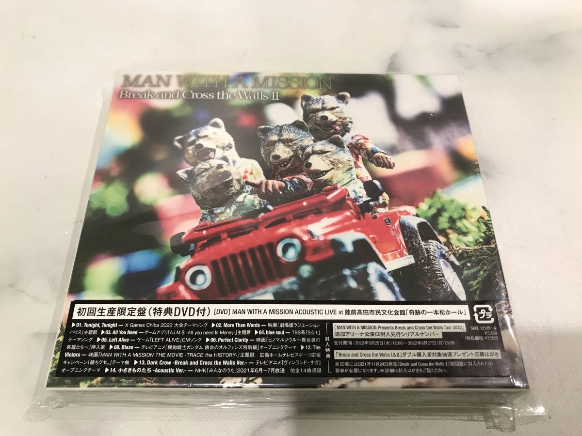 (MAN WITH A MISSION) CD Break and Cross the Walls (初回生産限定盤)(DVD付)_画像1