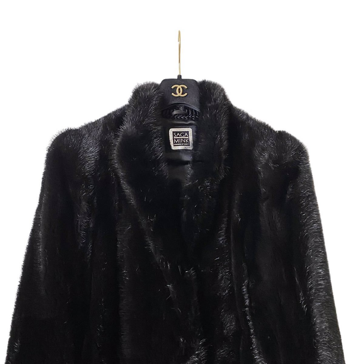 【SAGA MINK】サガミンク ミンクファーコート 大きいサイズ 13 毛皮コート XL