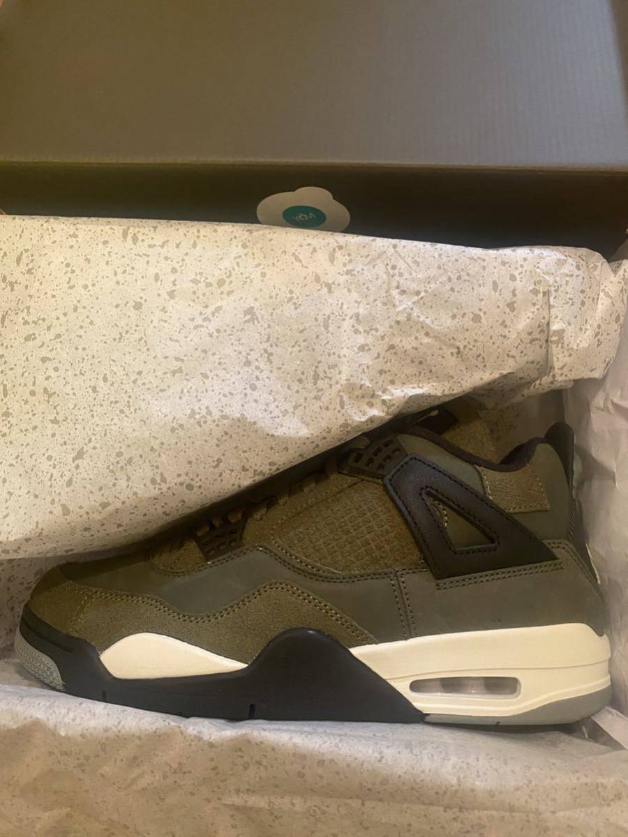 即決 NIKE AIR JORDAN 4 retro SE Craft Olive US10 28.0cm 国内正規 snkrs ナイキ エアジョーダン レトロ SE クラフト オリーブ_画像7