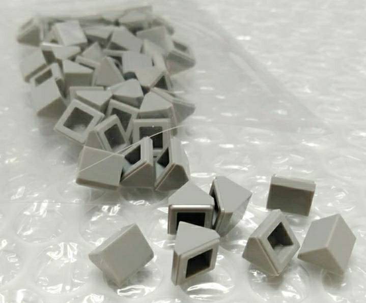 50 piece 1×1 light gray LEGO Lego unassembly unused parts parts slope 