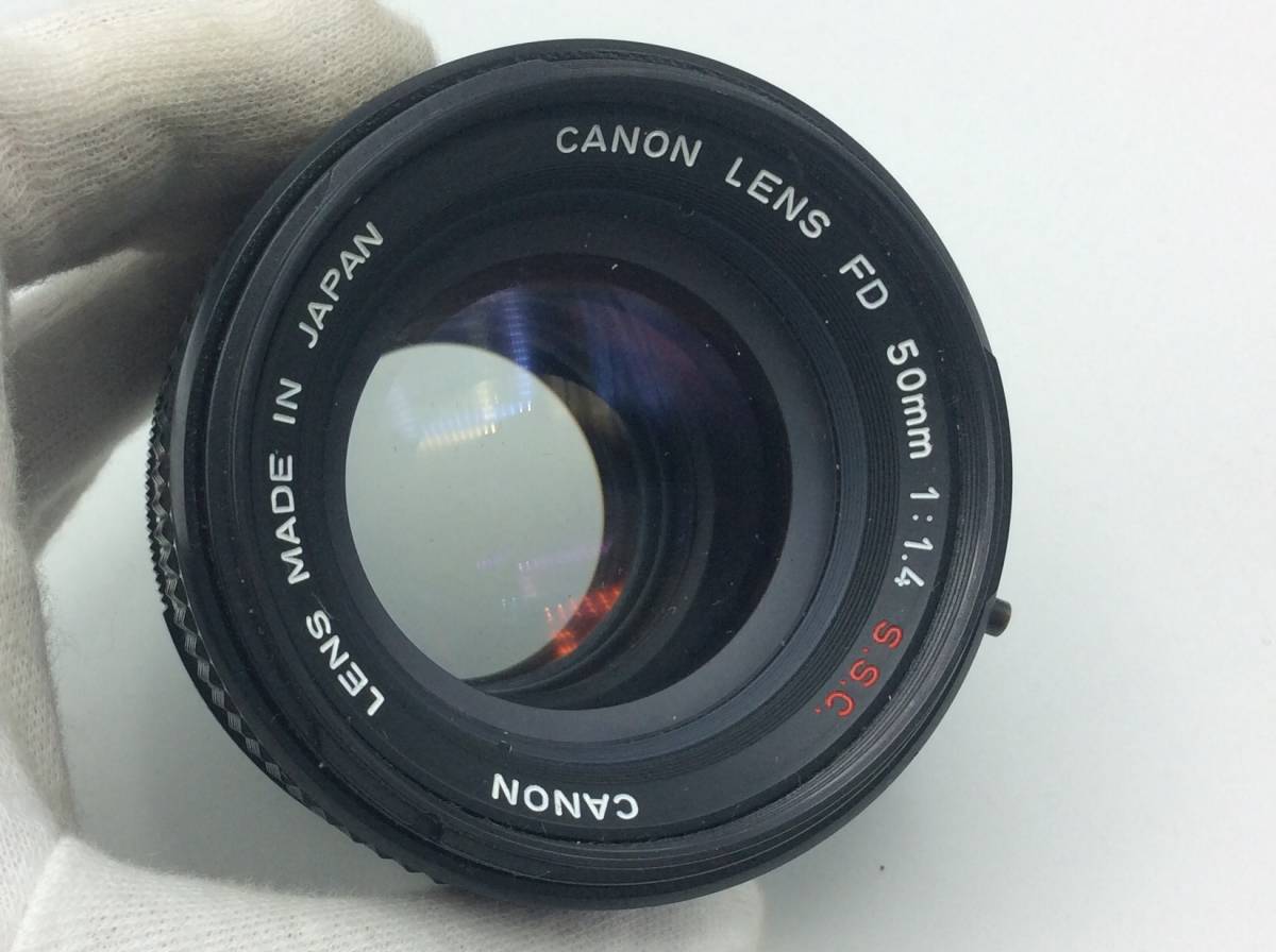 BB74★＜動作/精度未確認＞ジャンク キャノン ボディ EF カメラ canon lens FD 50mm 1 1.4 ssc 現状品 ★_画像8