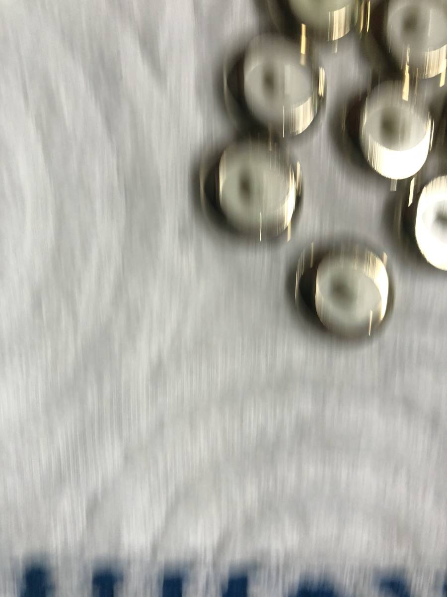 885 approximately 18. white button 8 piece set Vintage unused goods handicrafts sewing stylish hand made DIY remake 