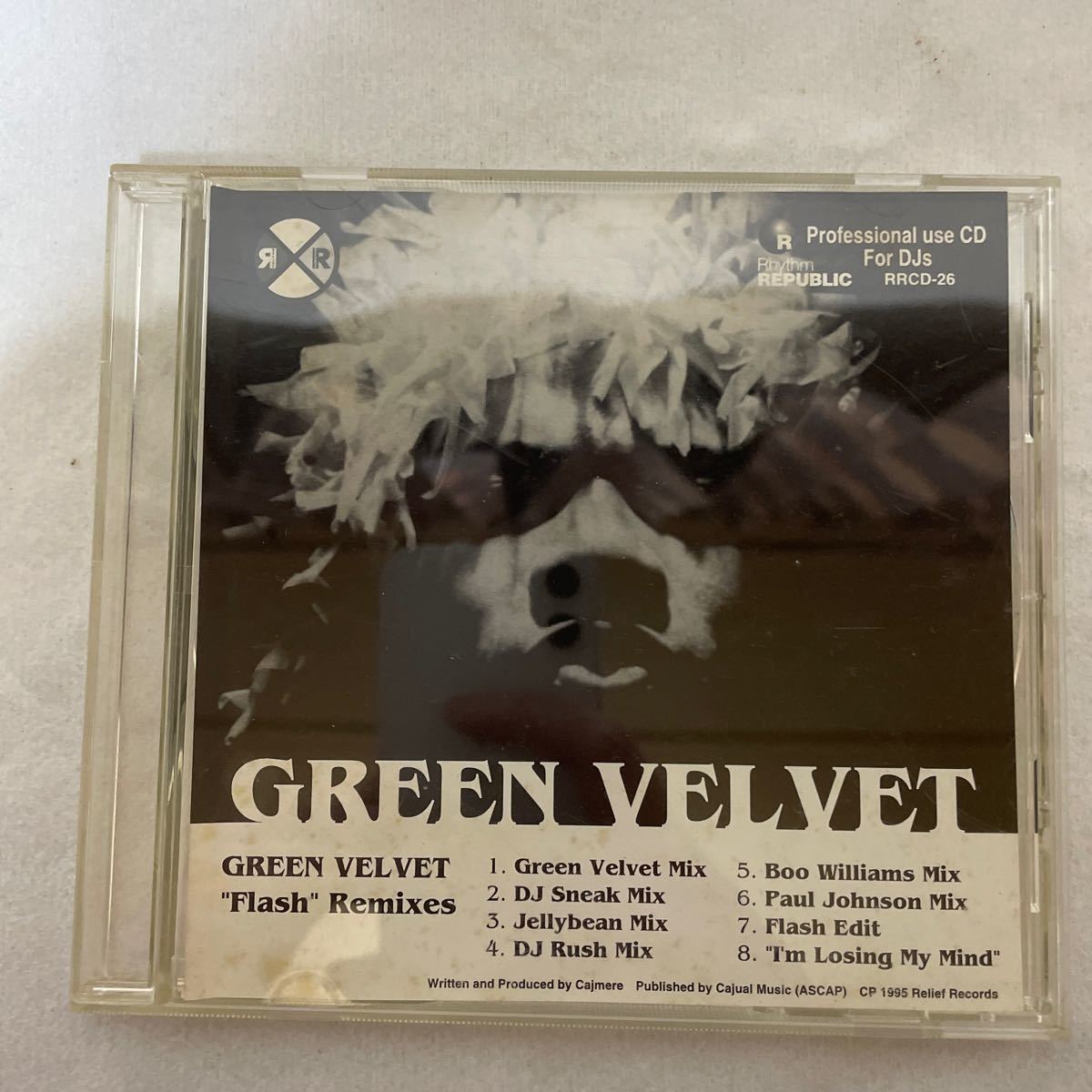 Green Velvet Flash Remixes Japan Edition [Single 1995][RRCD-26] Rhythm Republic Relief Records Chicago House_画像1