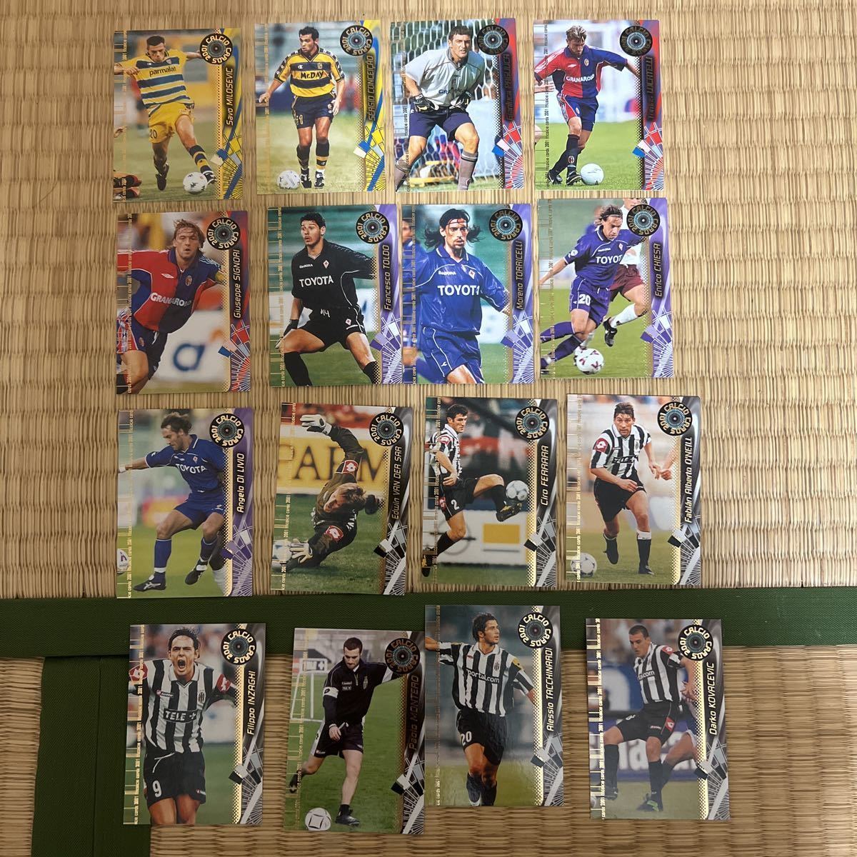 panini calcio cards 2001 大量まとめ売り 中田英寿など_画像8