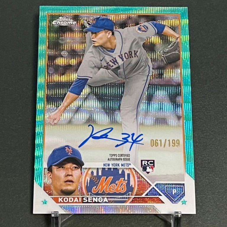 お得】 Chrome Topps 2023 【199枚限定】千賀滉大直筆サインカード