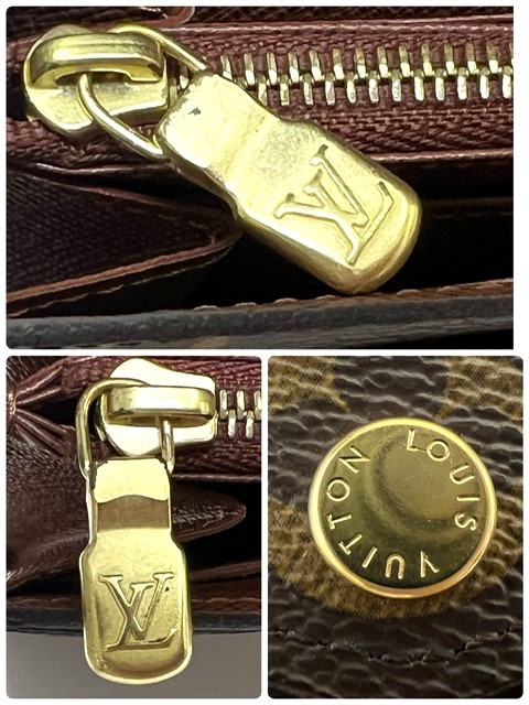 LOUIS VUITTON/ルイヴィトン モノグラム ポルトフォイユ・サラ M60531 長財布 袋/箱付き_金具部分に多少のキズがあります。