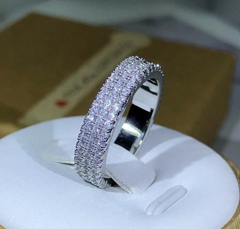 763★新品未使用★レディース シルバー リング s925 czダイヤモンド 13号 結婚式 ジルコニア 指輪 ジュエリー アクセサリー おしゃれ_画像4