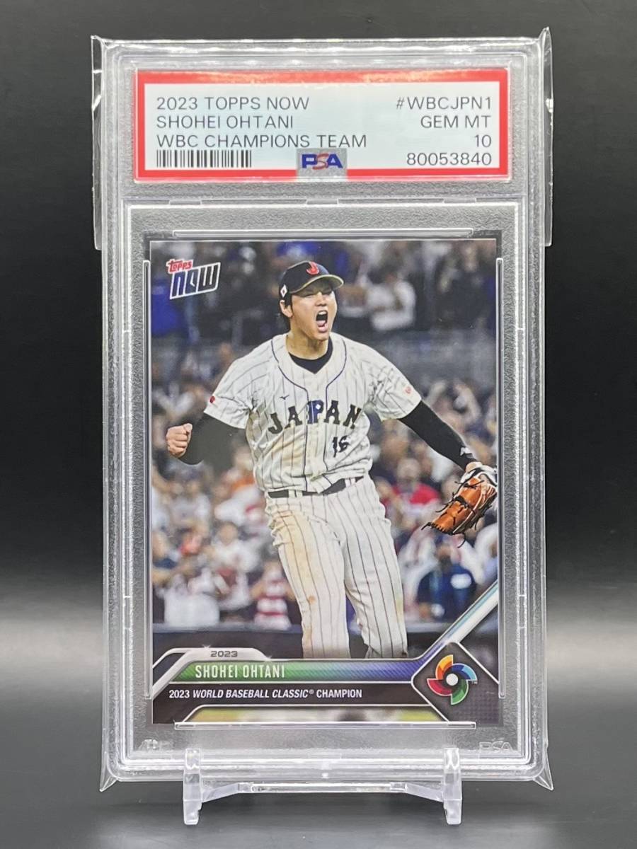 PSA10 2023 Topps Now WBC Champions Team #WBCJPN1 Shohei Ohtani PSA 10 GEM MINT MVP 大谷翔平_画像1