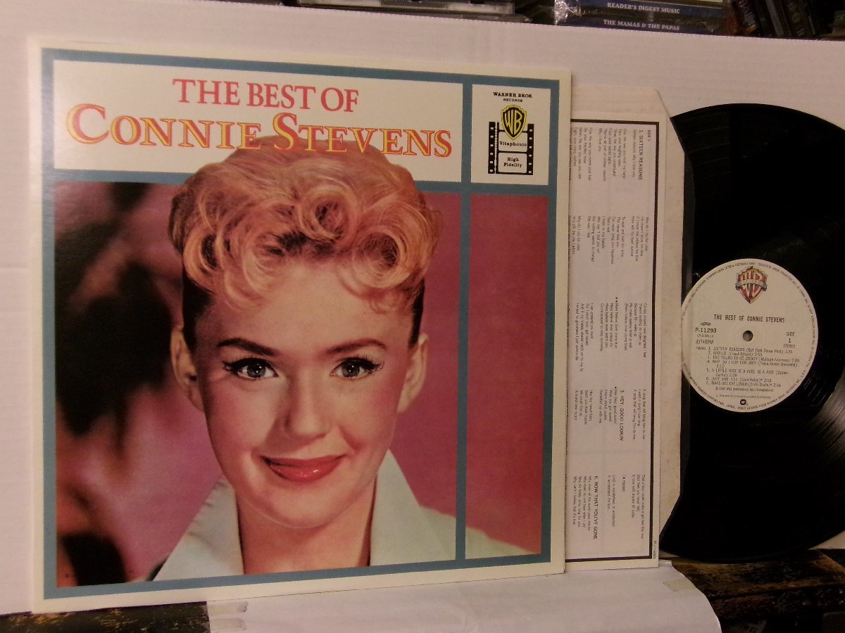 ▲LP CONNIE STEVENS コニー・スティーヴンス / THE BEST OF ベスト 国内盤 ワーナー P-11293 OLDIES◇r51104_画像1