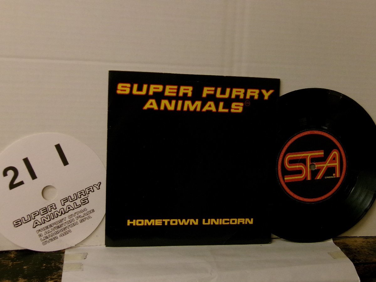 ▲EP SUPER FURRY ANIMALS / HOMETOWN UNICORN 輸入盤 CREATION CRE222◇r51111_画像1