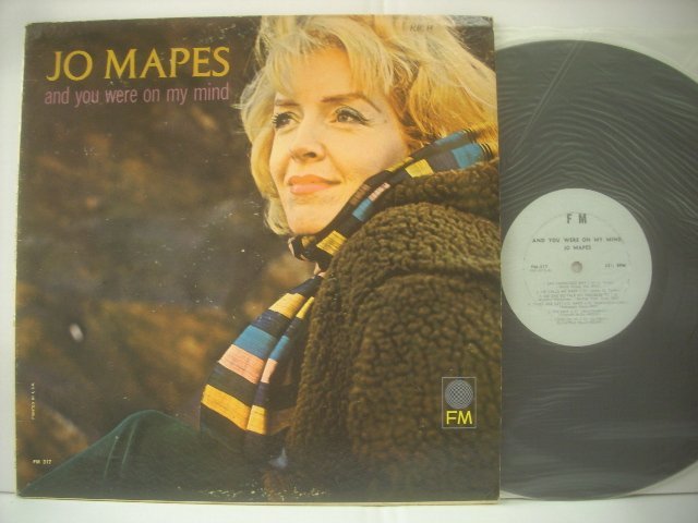 ■ 輸入USA盤 LP 　JO MAPES / AND YOU WE ON MY MIND ジョーメイプス アンドユーアーオンマイマインド 1964年 FM 317 ◇r51106_画像1