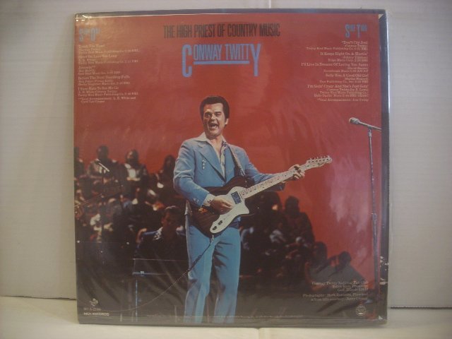 ● 輸入USA盤 LP CONWAY TWITTY / THE HIGH PRIEST OF COUNTRY MUSIC コンウェイ・トゥイッティ MCA-2144 1975年 カントリー ◇r51114_画像2