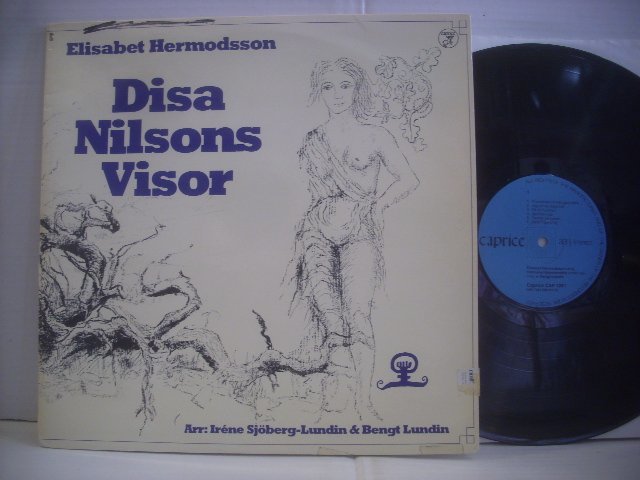 ● 輸入SWEDEN盤 LP ELISABET HERMODSSON / DISA NILSONS VISOR 1975年 CAPRICE CAP 1081 スウェーデンフォーク ◇r51114_画像1