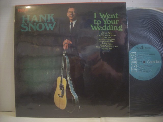 ● LP ハンク・スノウ / 涙のワルツ ポイズンラブ ウエディングベルズ 結婚と離婚 HANK SNOW RGP-1015 1972年 カントリー ◇r51114_画像1