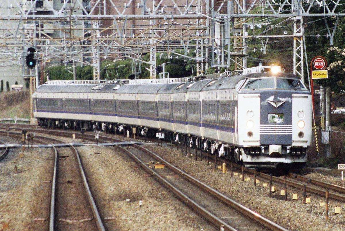 鉄道写真　西日本旅客鉄道（JR西日本）　583系　KGサイズ　ネガ・データ化_画像1