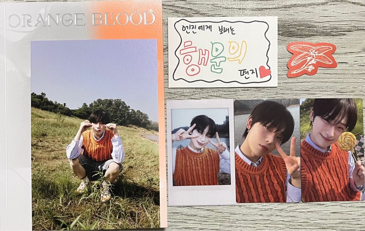 ENHYPEN SUNOO ソヌ ORANGE BLOOD ENGENE ver トレーディング ENHYPEN SUNOO ソヌ ORANGE BLOOD ENGENE ver トレーディング