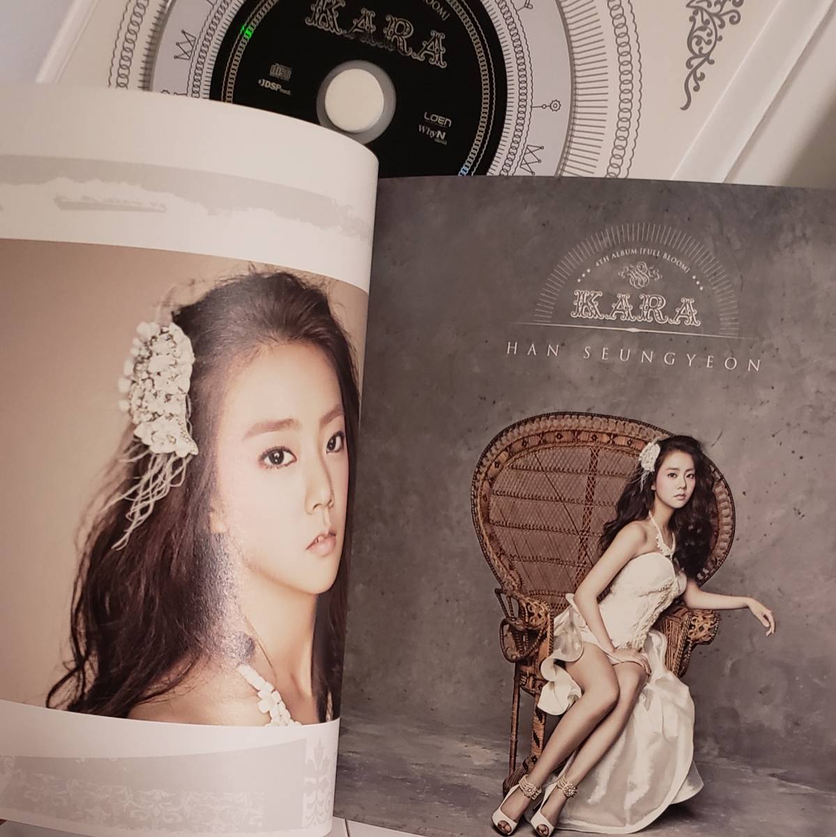 【韓国盤CD】KARA（カラ）4th album『FULL BLOOM』ミニ写真集&ミニポートレイト付き/輸入盤/K-POP/Kpop/ガールズグループ/2013年/ク・ハラの画像5