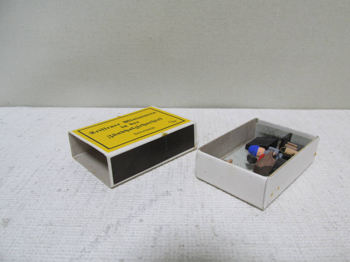 3 matchbox miniature Germany handicraft wooden [.. shop ] Matchbox Match BOX