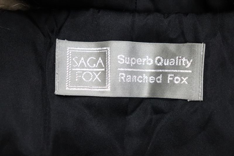 SAGA　FOX　サガフォックス　superb　Quality　ranched　fox　マフラー/ショール　毛皮　_画像2