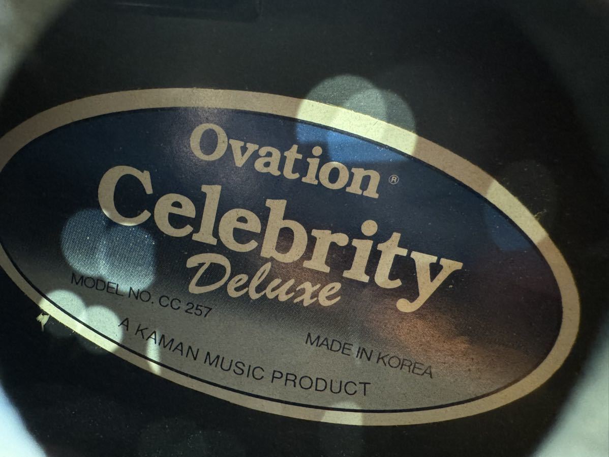 超美品Ovation Celebrity CC257 オベーション セレブリティ アコースティックギター エレアコ ハードケースあり_画像4