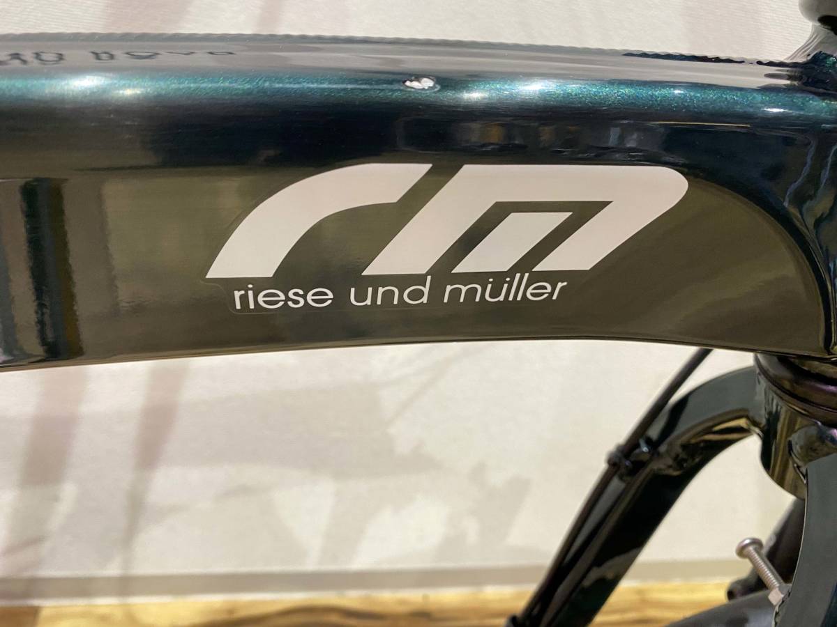 ■美品■Riese&Muller R＆M BD-1 SHIMANO 1×9s 街乗り グリーン 折りたたみ自転車 ミニベロ 直接引取歓迎_画像5