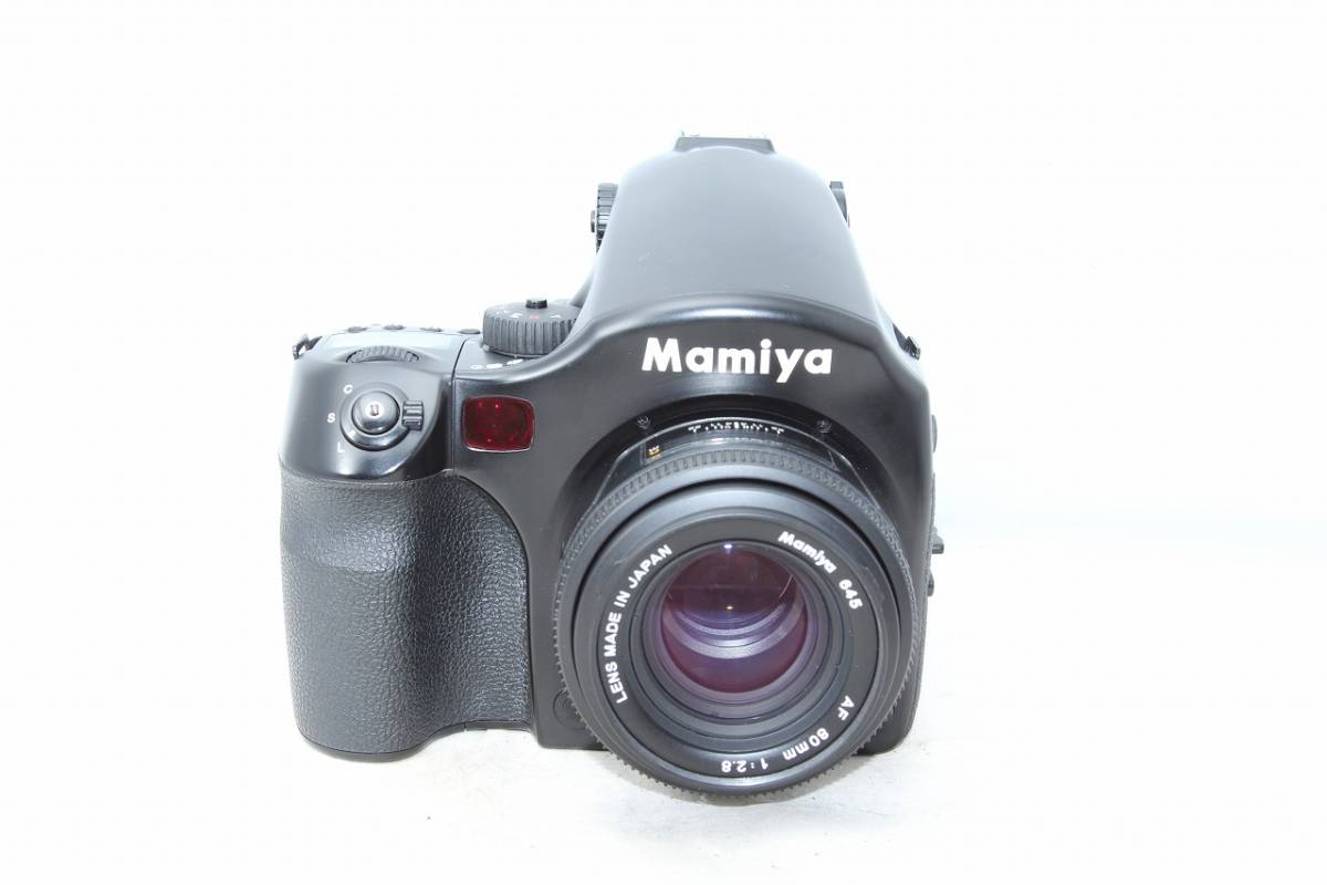 美品☆マミヤ Mamiya 645AFD +Mamiya 645 af 80mm f2.8＋DM28 デジタルバック付 すぐ使用できる１品♪ ##8916