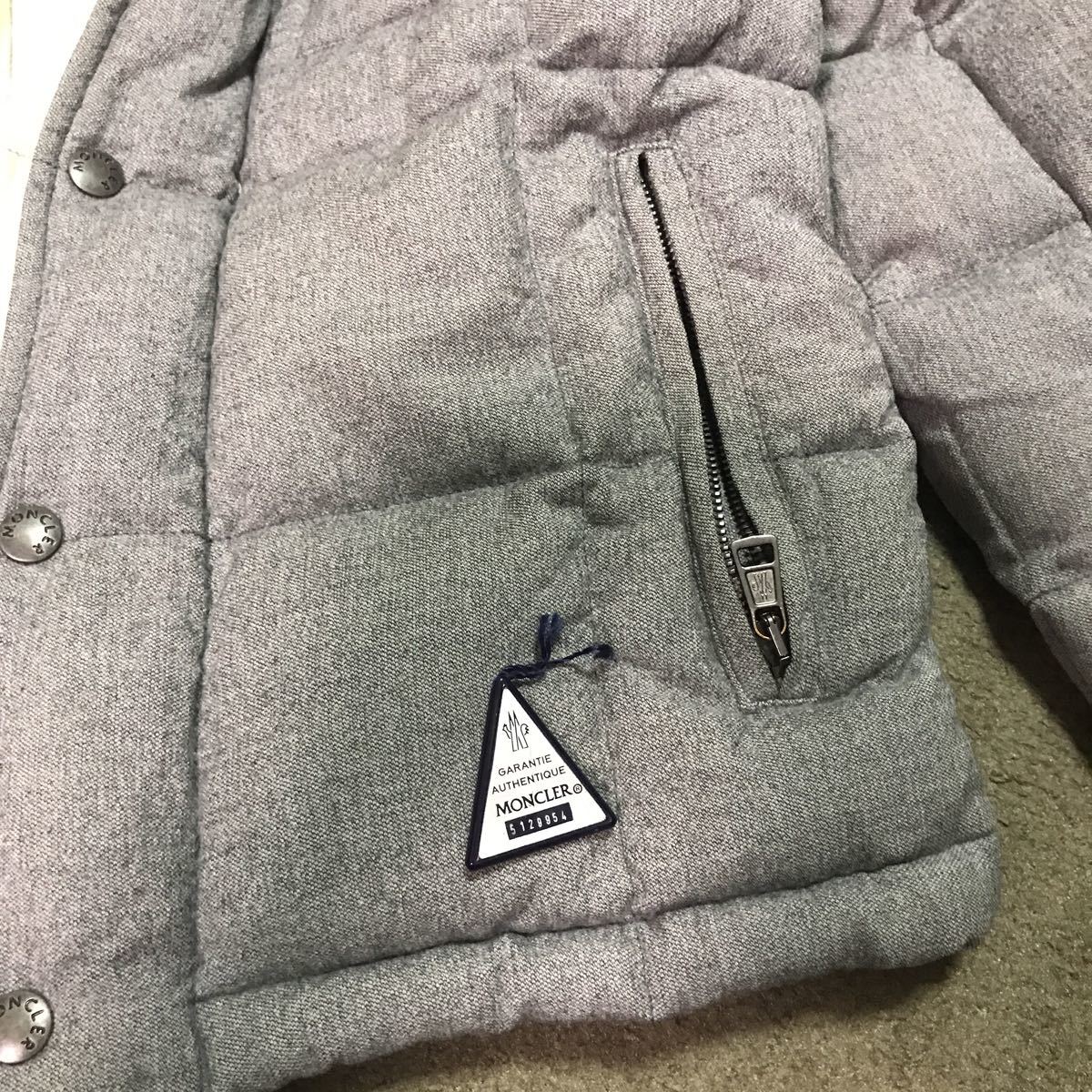 美品限定！モンクレールウールダウンジャケット0/モンクレールジャパン正規店購入MONCLER_画像7