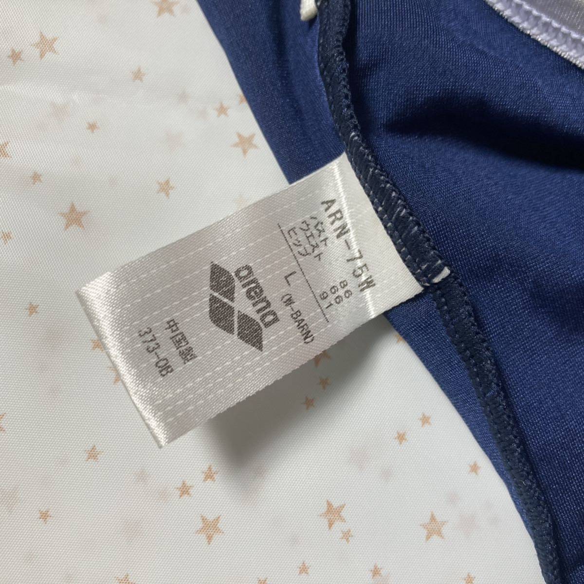 美品☆arena ARN-75W-NVY-L [レディース用水着 フリーバック2 美品☆arena ARN-75W-NVY-L [レディース用水着 フリーバック2