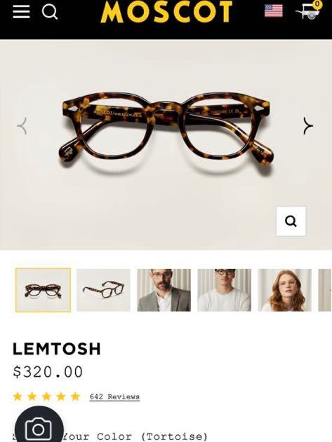 極美品】MOSCOT モスコット LEMTOSH レムトッシュ TORTOISE べっこう柄