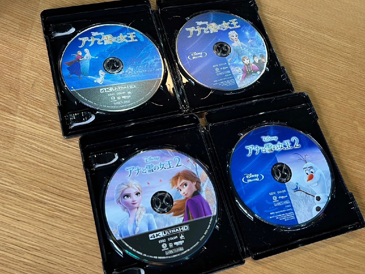 ★ 4K ULTRA HD MovieNEX ディズニー アナと雪の女王 アナと雪の女王2 2本セット！ ブルーレイディスク Blu-ray 映画 Disney_画像3
