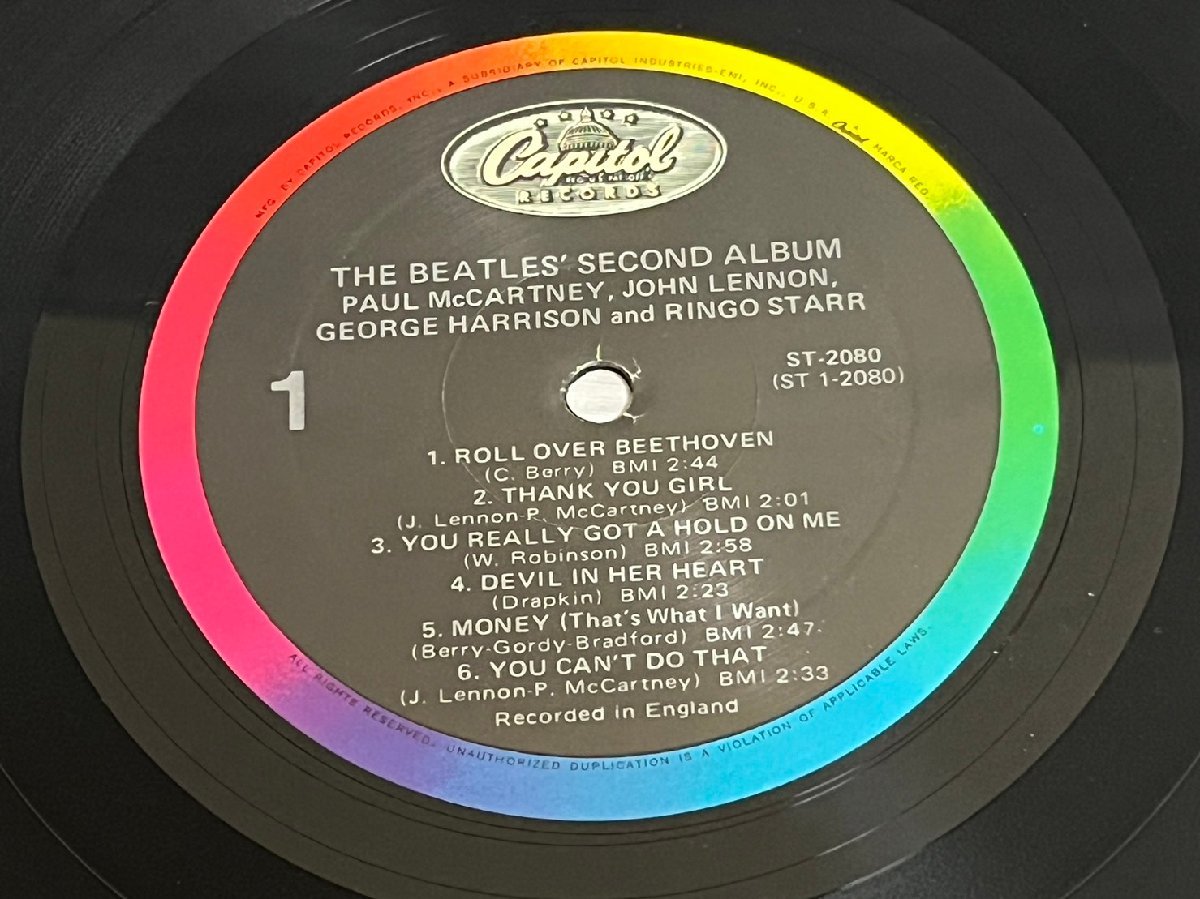 ■ The Beatles ザ ビートルズ SECOND ALBUM ST-2080 LP レコード シュリンク残り ★_画像5