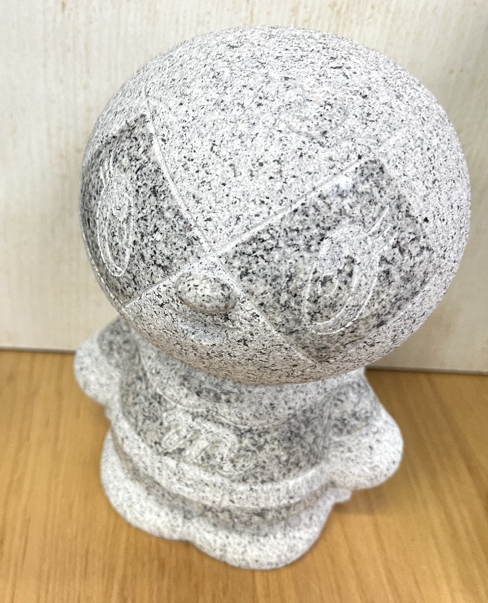 ■ 展示品 18cm TAKAO スタチュー 御影石 メロンパンナちゃん 立姿 置物 それいけ！アンパンマン ★_画像1