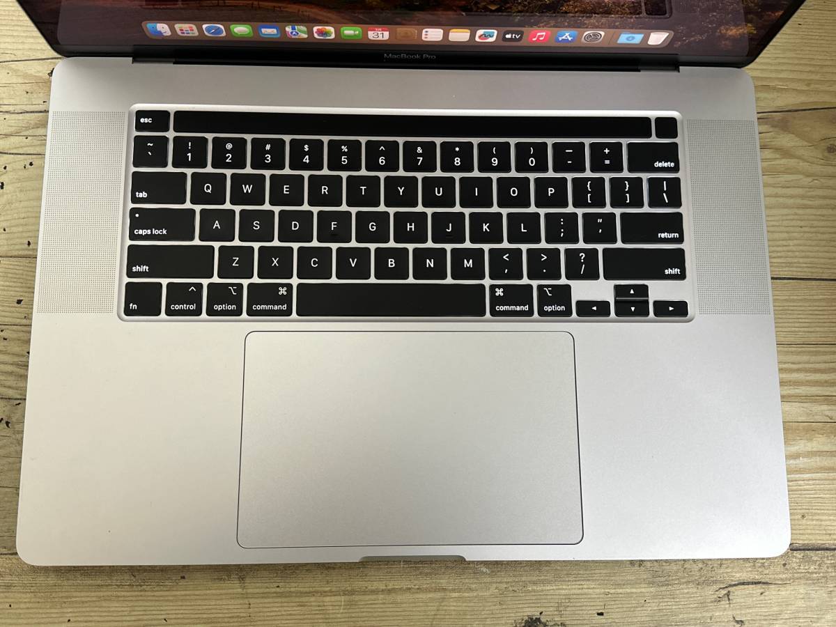 【美品♪】Apple MacBook Pro 2019 A1990[Core i7 9750H 2.6GHz/RAM:16GB/SSD:512GB/16インチ]Sonoma シルバー 動作品_画像2