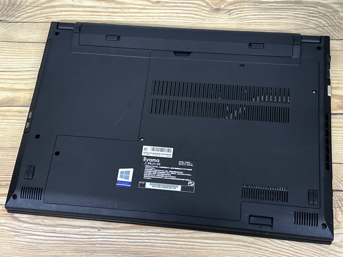 【美品♪】iiyama STYLE-15FH050-i5-UCSX[Core i5-10210U 1.6GHz/RAM:8GB/SSD:256GB+HHD:1TB/15.6インチ]Windowsd 11 動作品_画像6