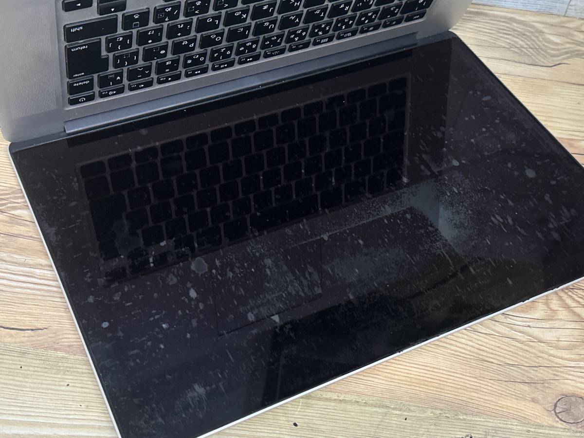 【美品♪】MacBook Pro 2015 Retina (A1398)[Core i7(4870HQ)2.5Ghz/RAM:16GB/SSD:512GB/15.4インチ]Montery 動作品 ※難 ジャンク扱い_画像9