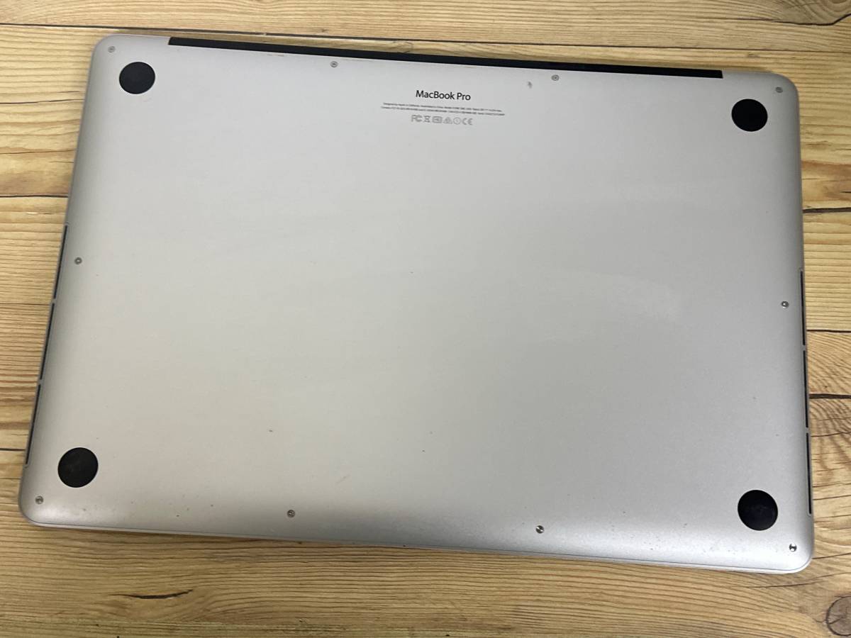 【美品♪】MacBook Pro 2015 Retina (A1398)[Core i7(4870HQ)2.5Ghz/RAM:16GB/SSD:512GB/15.4インチ]Montery 動作品 ※難 ジャンク扱い_画像6