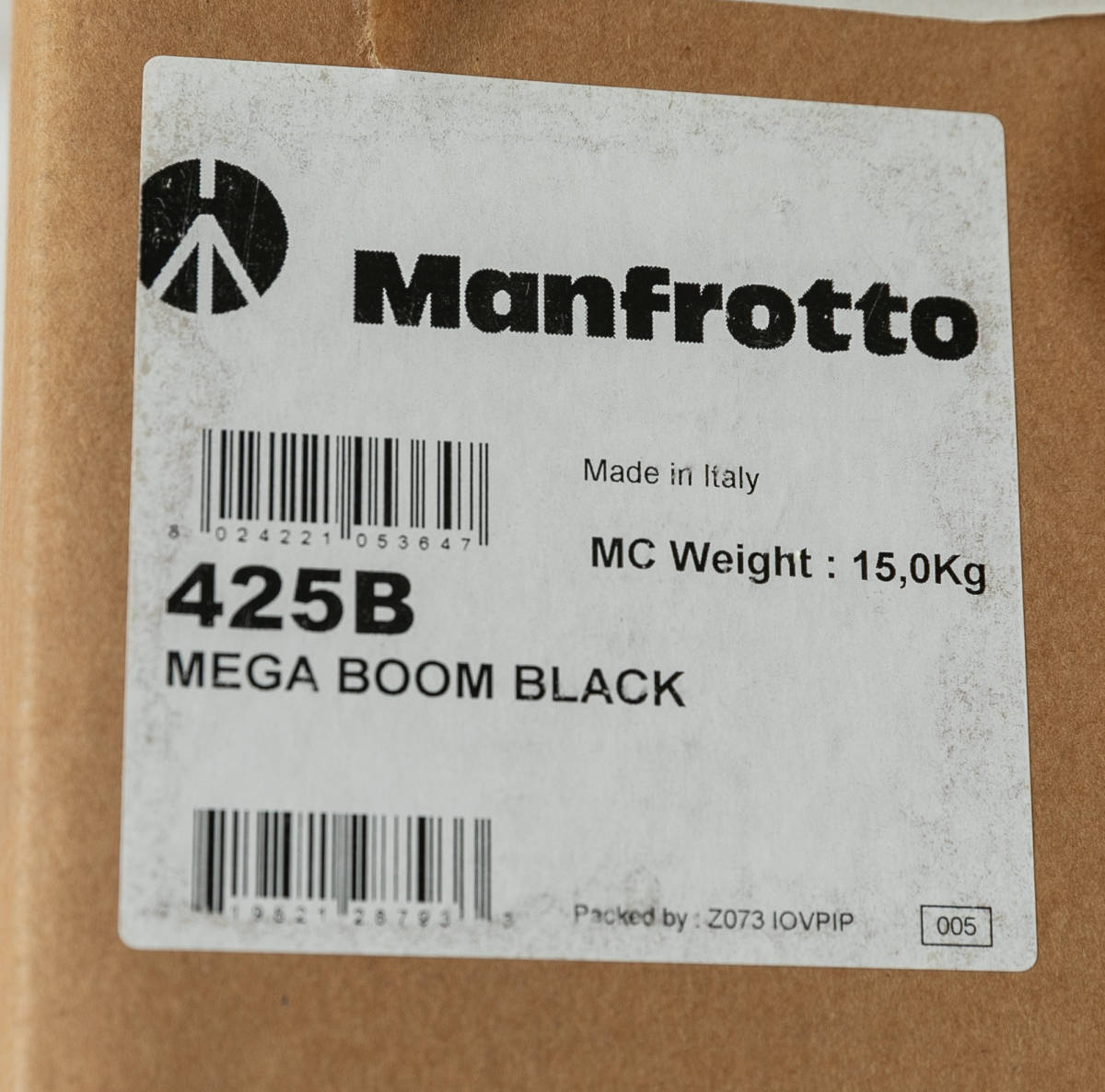 【新品・早期終了あり】マンフロット Manfrotto 425B メガブーム黒 320cmの画像4